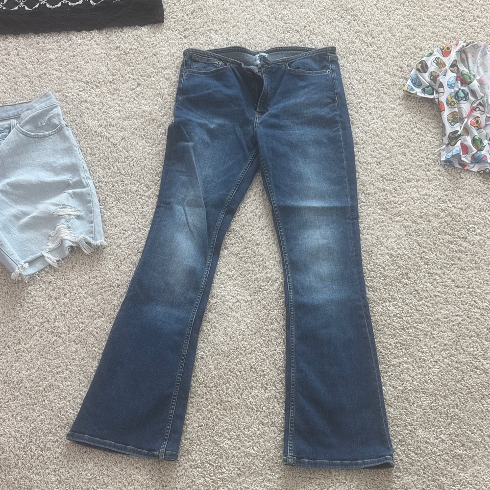 Low waisted BDG Dark Blue Women's jeans